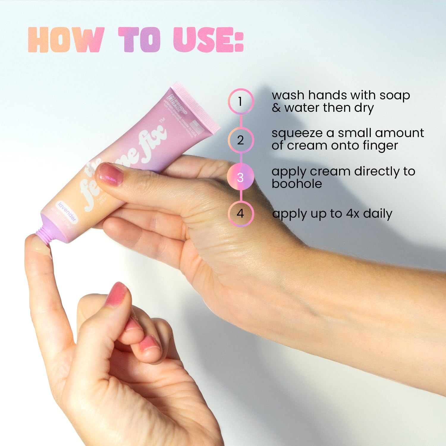 Rrhoid Rage Femme Fix discreet packaging for on-the-go relief.