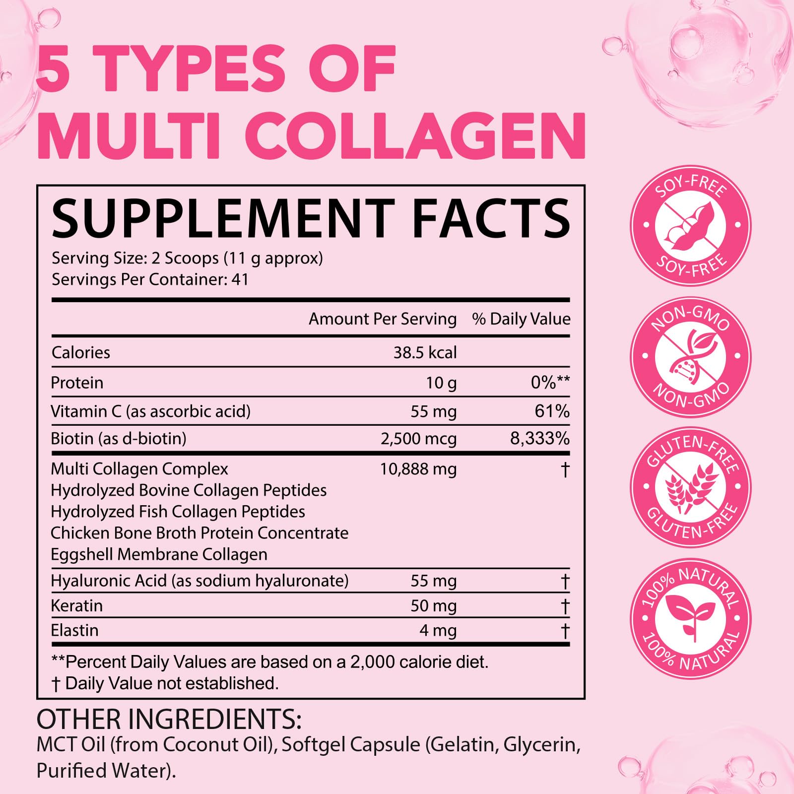 RSGRT gluten-free dairy-free soy-free non-GMO formula emphasizes clean ingredients.