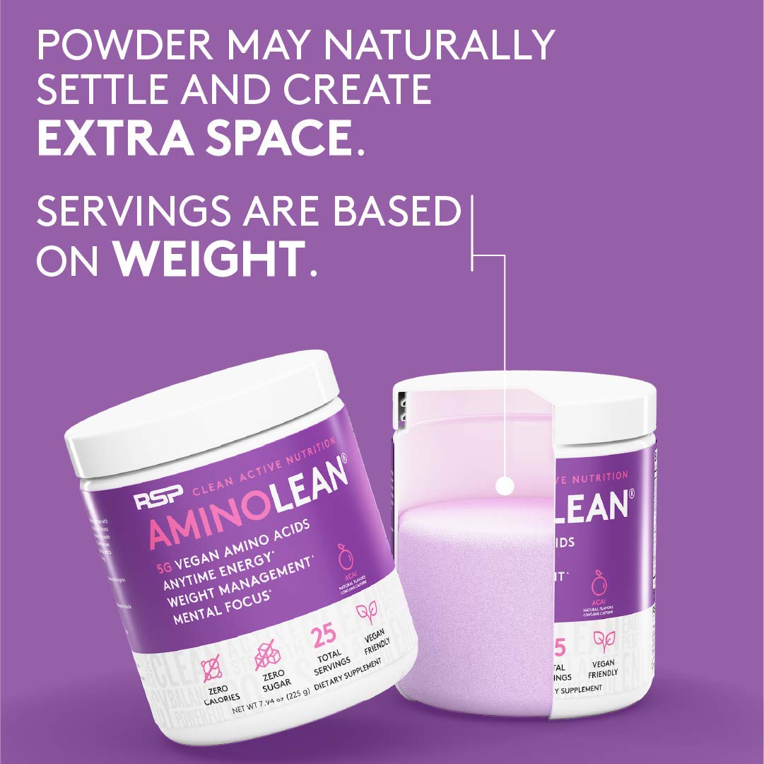 RSP Nutrition AminoLean preworkout scene conveys ready-to-train mindset.