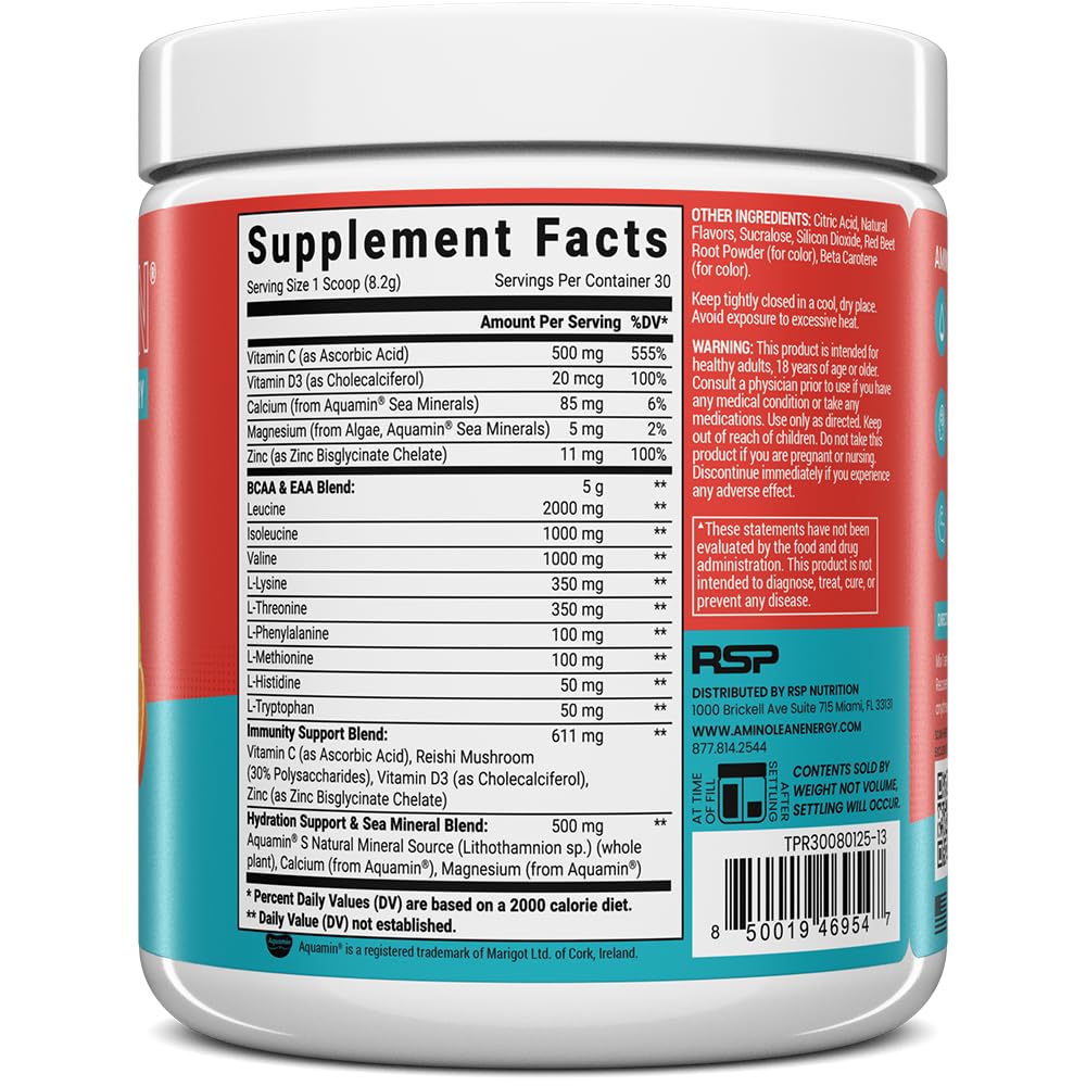 RSP Nutrition AminoLean Recovery on-the-go hydration solution