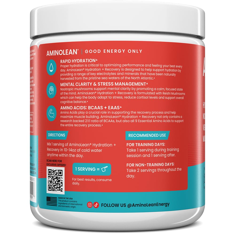 RSP Nutrition AminoLean Recovery rapid hydration with electrolytes