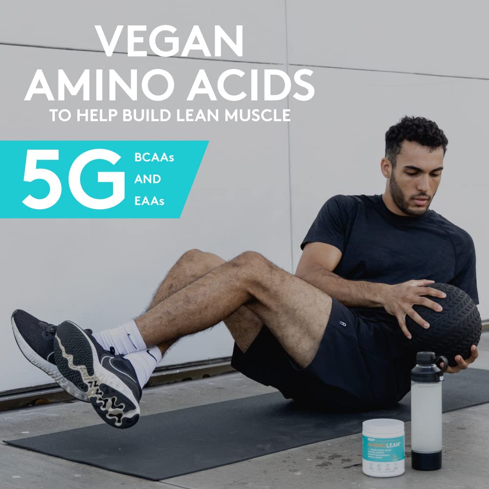 RSP Nutrition AminoLean scoop promotes convenient daily amino energy.