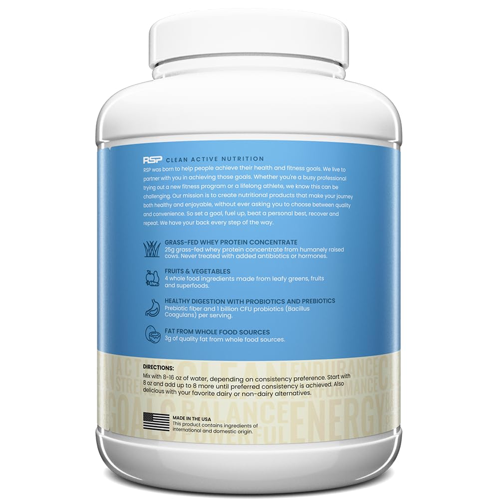 RSP TrueFit probiotics and prebiotics blend graphic for gut health support.