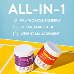RSP Vegan AminoLean glass with mixed drink for daily energy