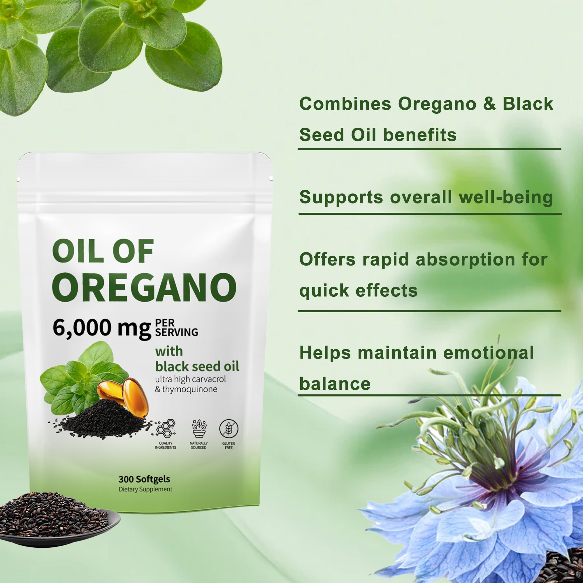 RTQSU Gluten-free and non-GMO icons reassure allergen-aware shoppers.