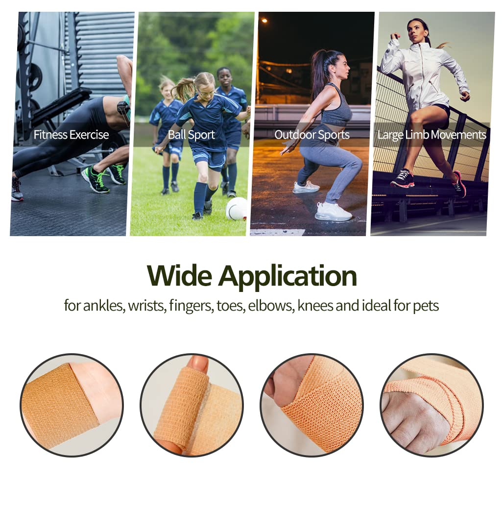 RUBY.Q knee/ankle wrap delivers secure, breathable protection during activity