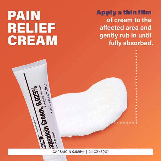 Close-up of Rugby Capsaicin cream texture for easy application