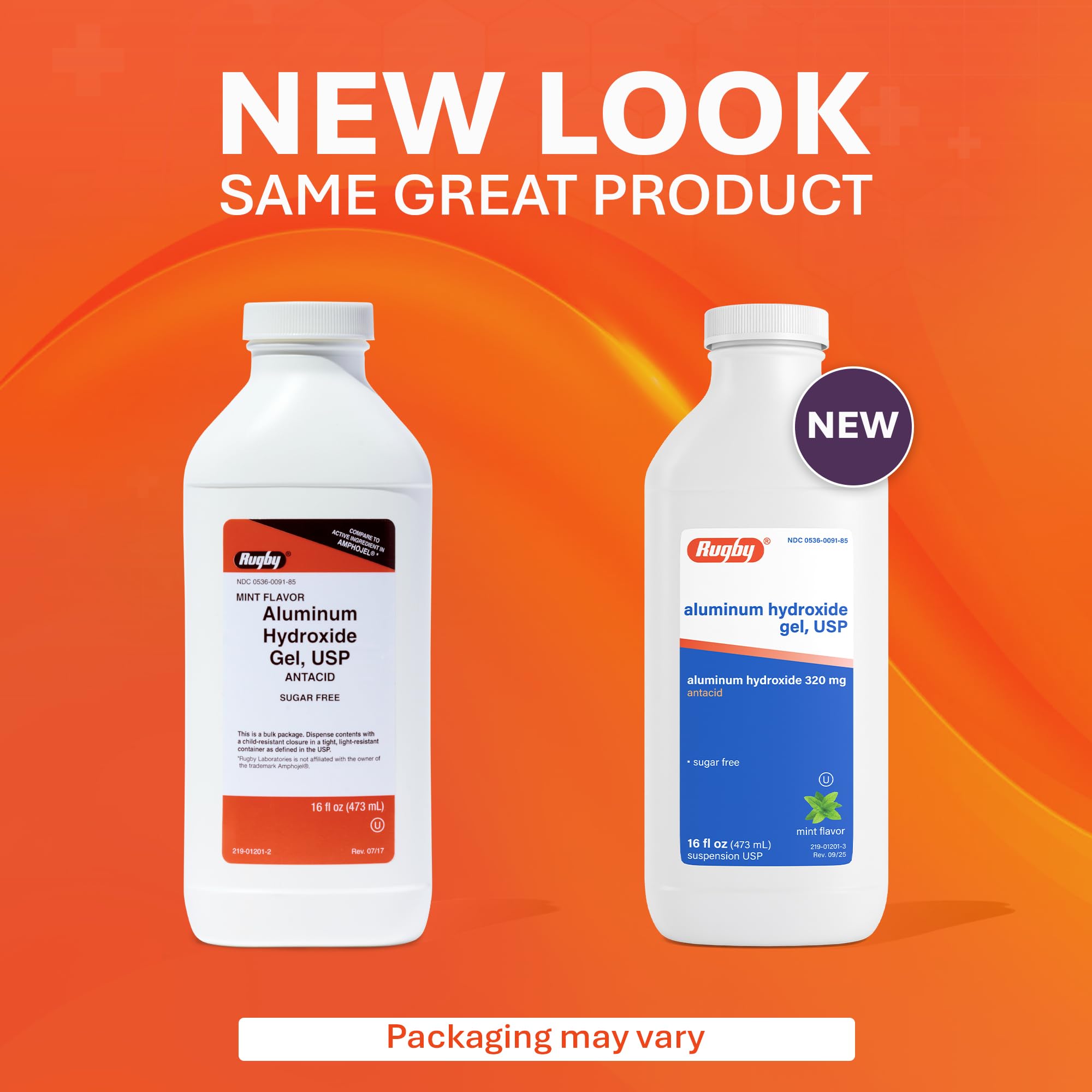 Rugby Laboratories label information highlights 320 mg per 5 mL dose