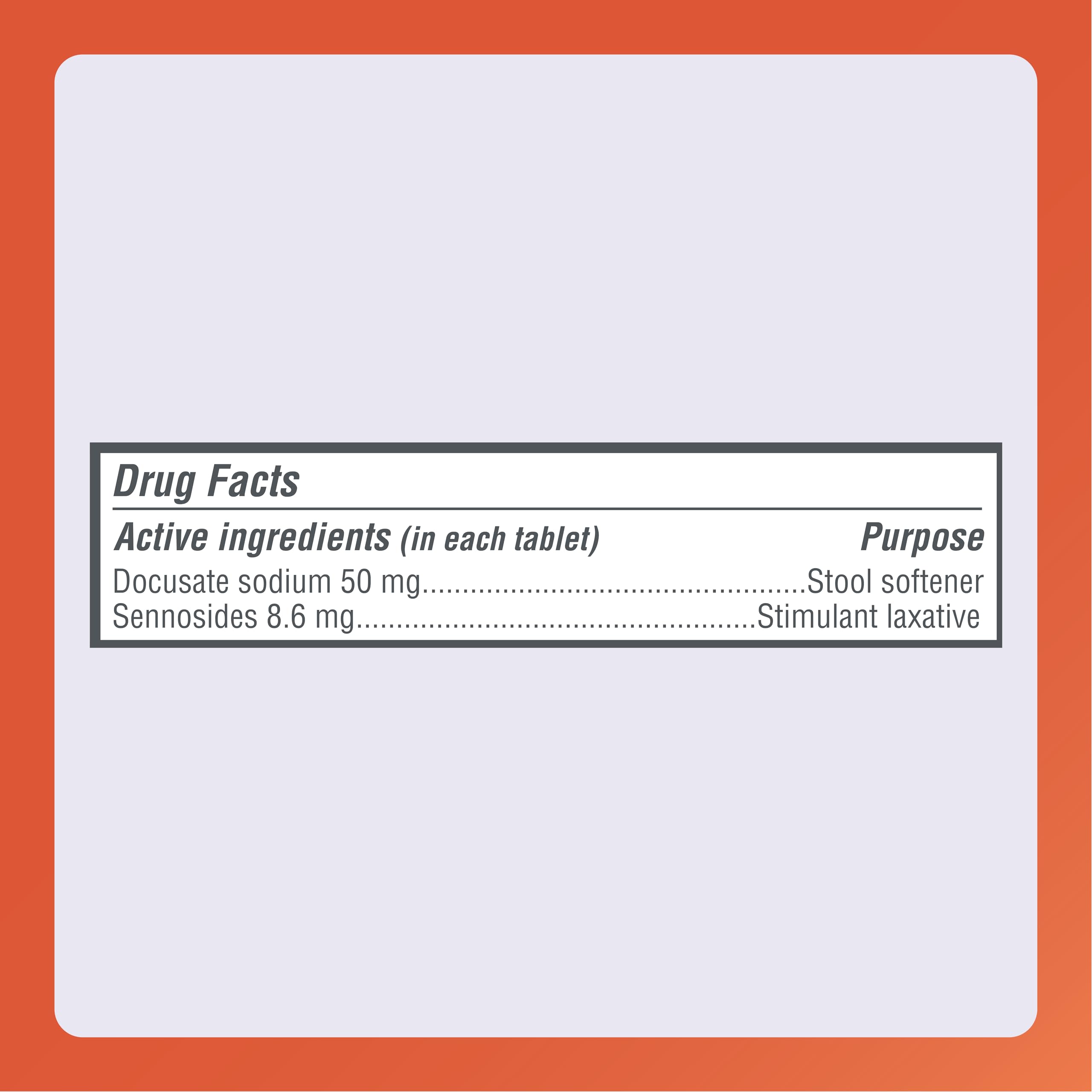 Rugby Laboratories dosage card image illustrating evening dosing flexibility