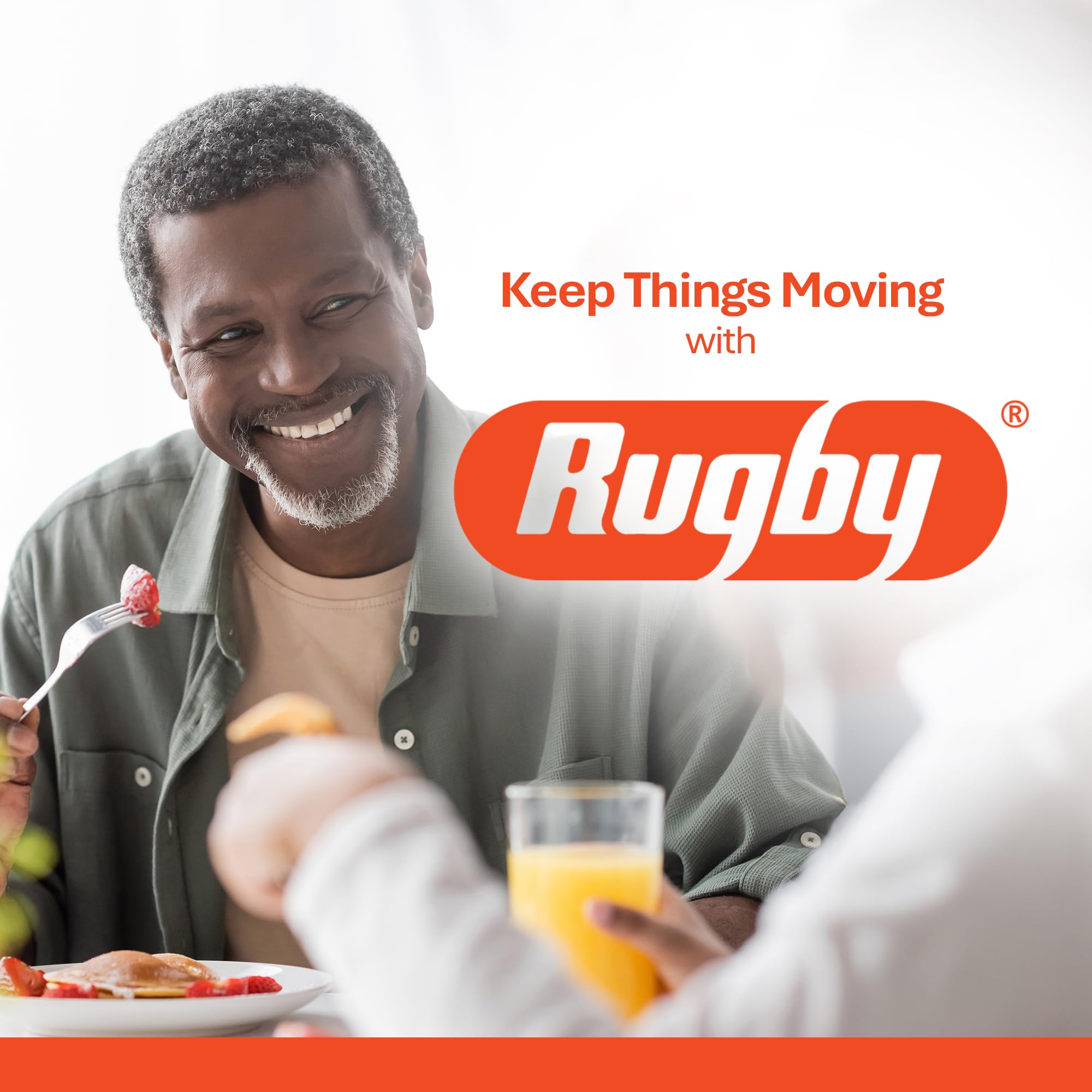 Rugby Laboratories Fiber-Lax package and bottle close-up