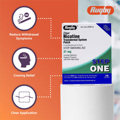 Rugby Laboratories patch on dry, clean skin for secure wear