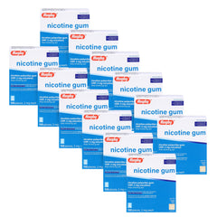 Rugby Polacrilex 2mg gum original flavor box front supports discreet cravings management.