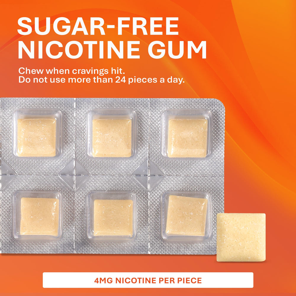 Rugby Polacrilex gum sugar-free box — clean, sugar-free option