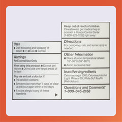 Closeup of Rugby zinc oxide ointment label with usage directions.