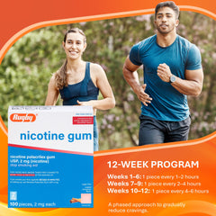 Rugby Polacrilex gum cinnamon on-the-go usage scene illustrates discreet cravings control