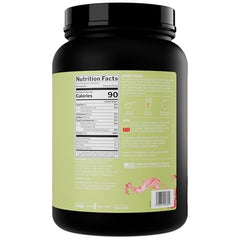 Rule 1 Clear Whey Isolate bottle pouring highlights fast-acting protein during workouts.