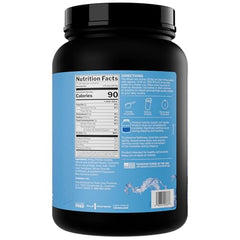 Rule 1 Clear Whey Isolate powder scoop ready to mix for fast recovery.