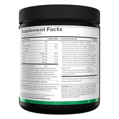Rule 1 Fruits and Greens Powder measuring scoop supports easy fiber-rich portions.