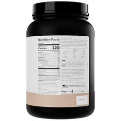 Rule 1 Proteins R1 Whey Isolate bottle back showing clean ingredients