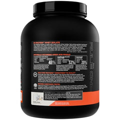 Rule 1 Proteins R1 Whey Isolate Vanilla Creme scoop and shaker for accurate dosing.