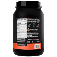Rule 1 R1 Protein Whey Isolate Birthday Cake scoop measures a 25g serving for fueling sessions