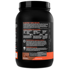 Rule 1 R1 Protein Isolate label closeup highlighting hydrolyzed sources