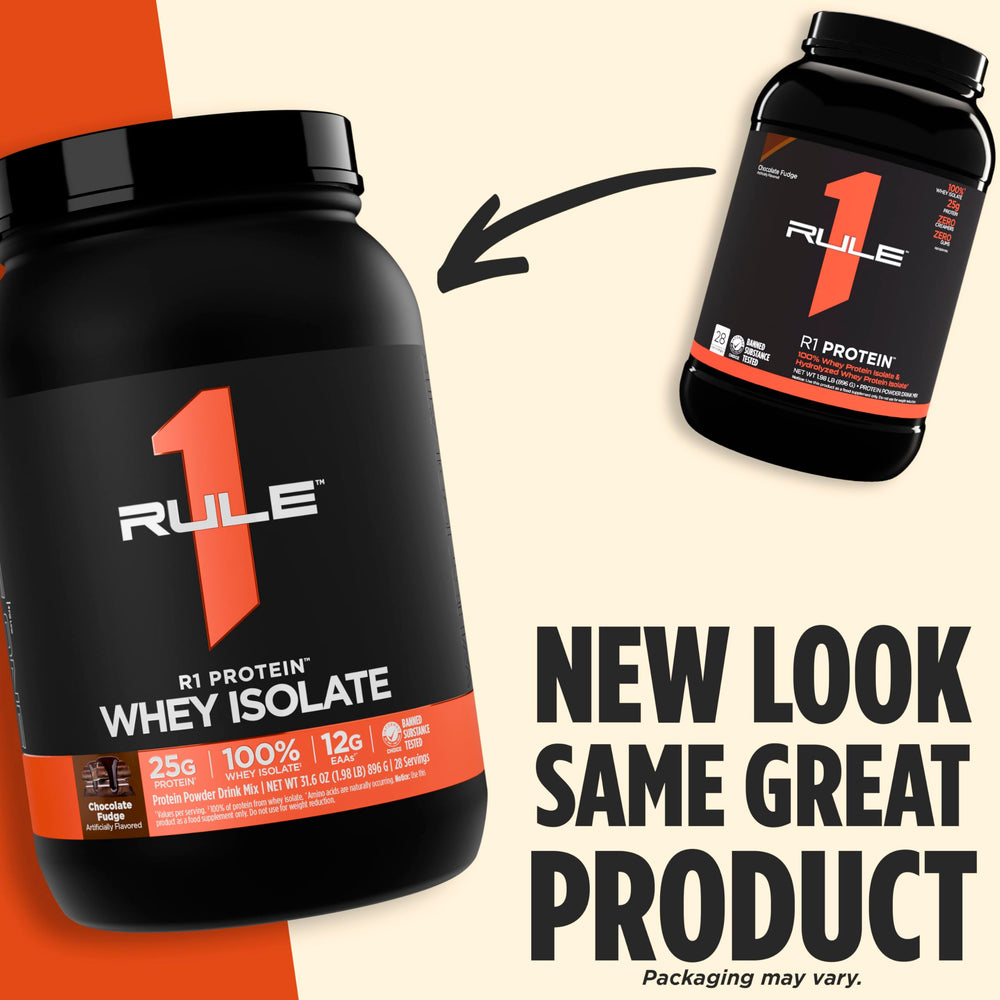 Rule 1 R1 Protein Whey Isolate post-workout shake ready to refuel