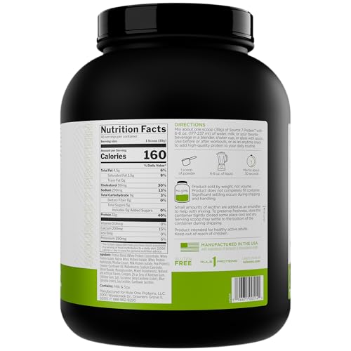 Rule 1 Source 7 Protein scoop dissolving in water, smooth mix and texture.