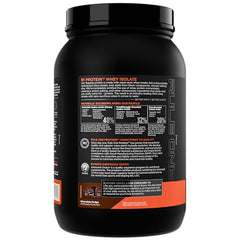 Rule 1 Whey Isolate Chocolate Fudge serving scoop shows precise protein portion.