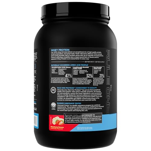 Rule 1 Whey Protein dissolving in liquid for a smooth shake.