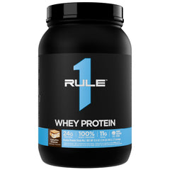 Rule 1 Whey Protein packaging with brand logo for daily fueling.