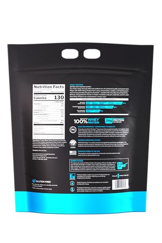 Rule 1 Whey Protein with shaker and scoop for easy daily shakes.