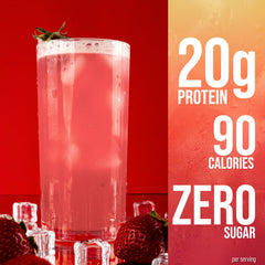 Rule 1 Clear Whey Isolate label close-up with clean ingredients