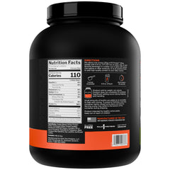 Rule 1 R1 Protein Whey Isolate bottle side view highlighting clear label quality.