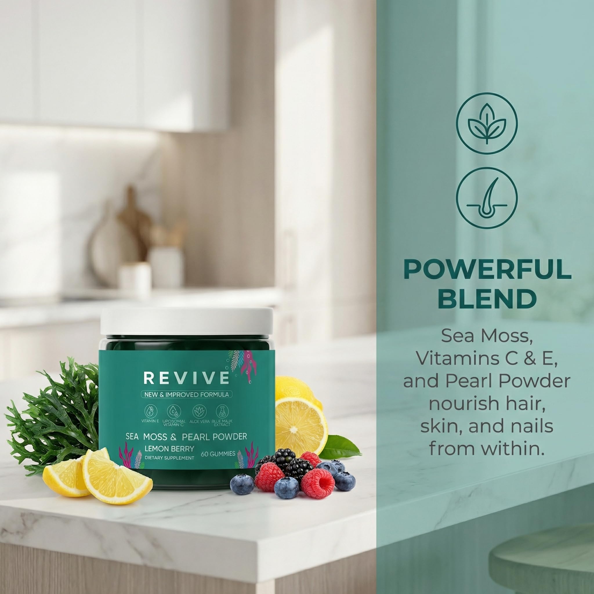 Rulinal Balmbare Revive Gummies on a morning routine setup for consistency