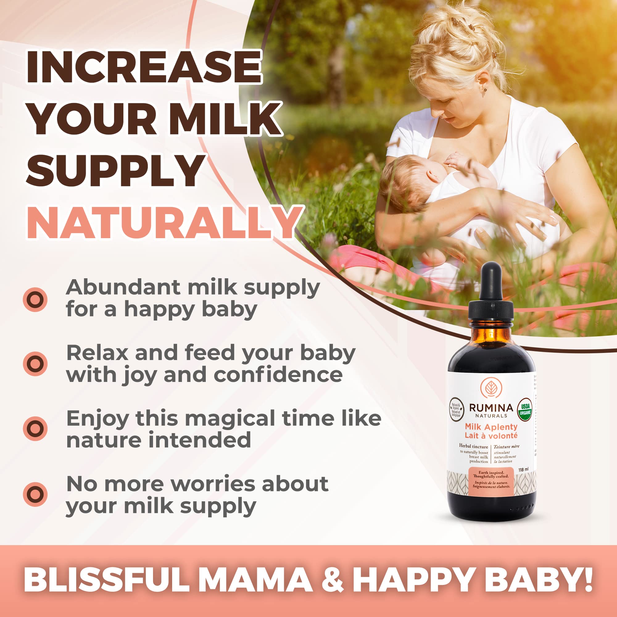 Rumina Naturals dropper tincture for convenient, precise dosing.
