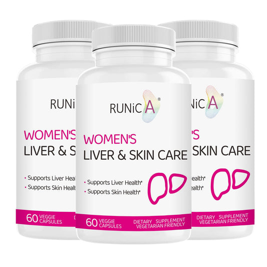 RUNICA 300 Milk Thistle bottle front, suggesting liver support.