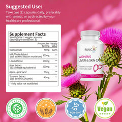 RUNICA 300 Niacinamide Rose extract blend, label visible.