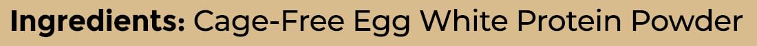 Rustic Nutrition egg white powder baking use in pancakes and muffins