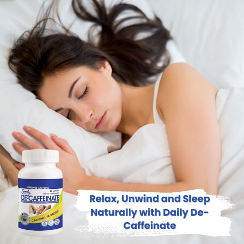 RUTA Daily De-Caffeinate capsules close-up highlighting non-addictive relaxation