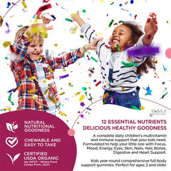 RUWAA NUTRITION Yummy Vites gummies display kid-friendly multivitamin chews
