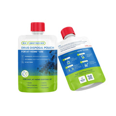 Rx Destroyer eco-friendly solution helps reduce environmental waste.