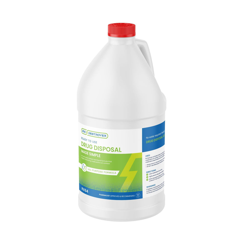 Rx Destroyer home disposal scene demonstrating practical household waste management