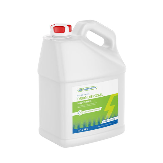 Rx Destroyer RX1.0PRO 1-gallon bottle for versatile cleaning tasks