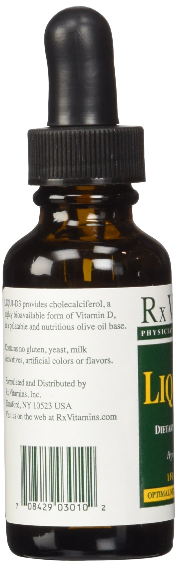 Olive oil base provides a smooth, palatable vitamin D texture