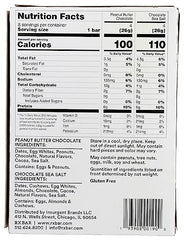 RXBAR Mini Chocolate Sea Salt, rich cocoa taste with a crisp salt note.