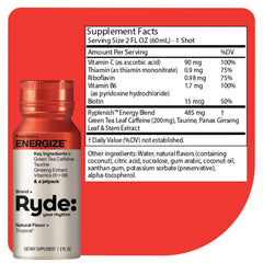 Ryde Focus bottle in orange flavor supports mental clarity