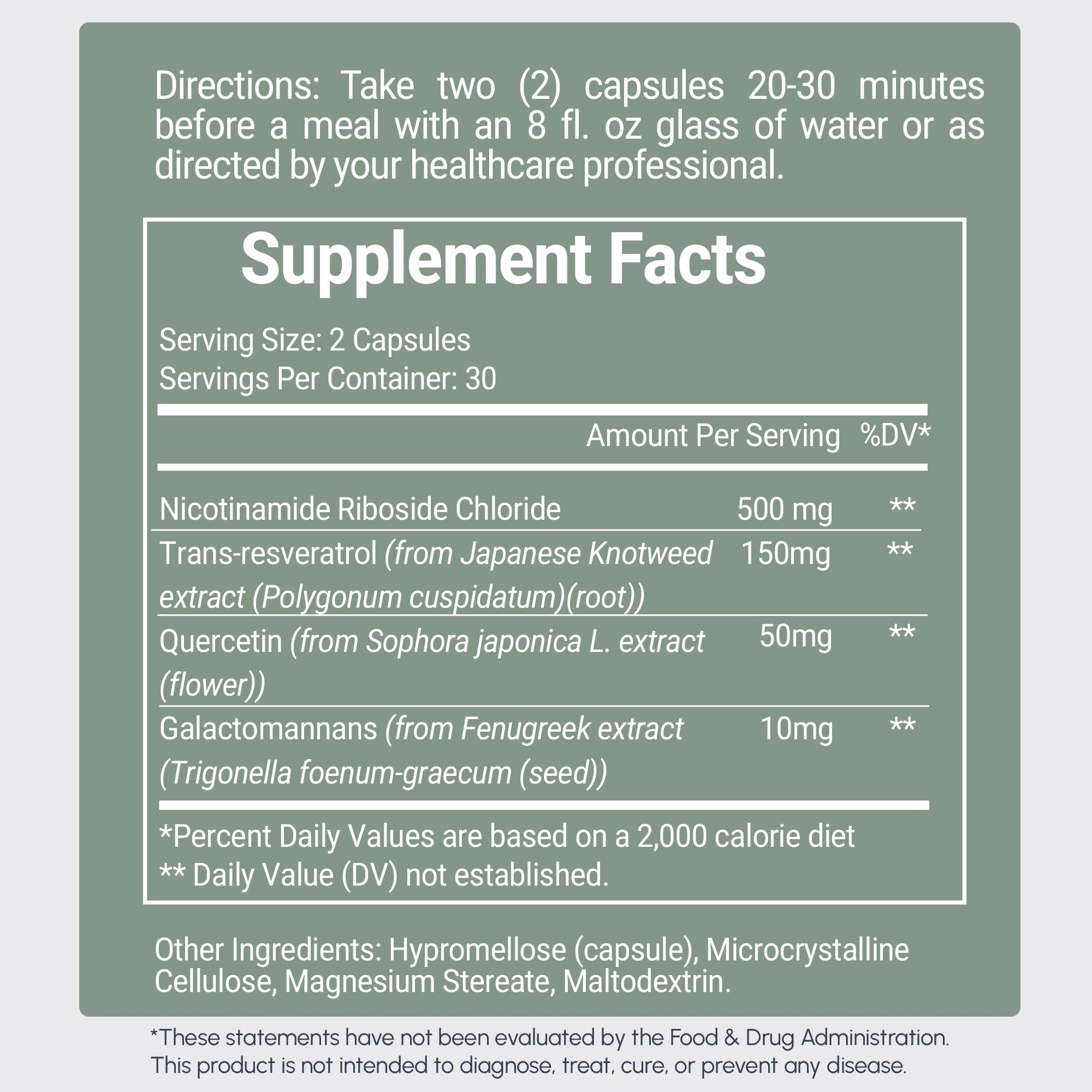 RYOS Refuse to Age NAD capsules in vegan formula