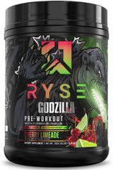 RYSE Godzilla Noel Deyzel cherry limeade canister front for high-stim training