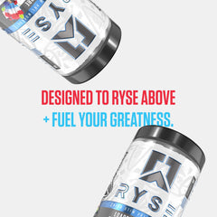 RYSE Loaded Freedom Rocks tub close-up with bold branding and value